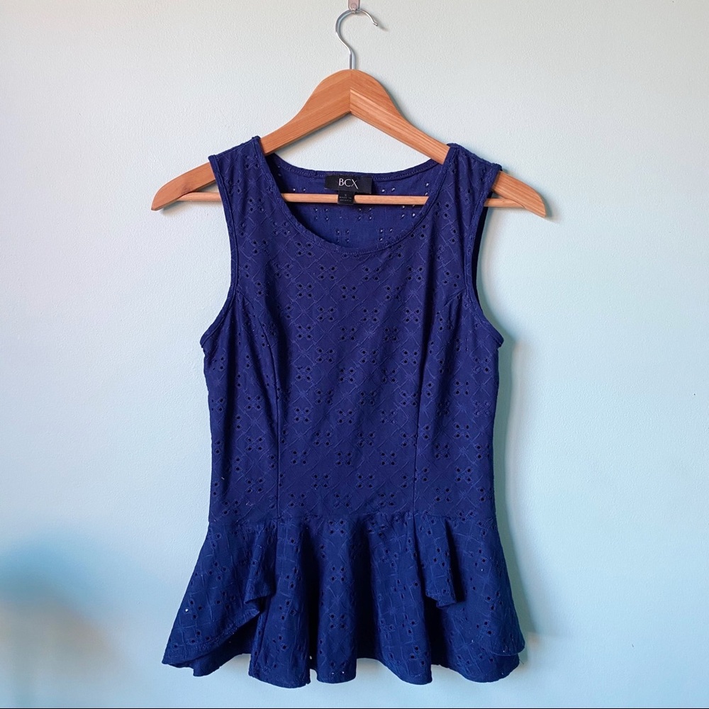 BCX Blue Tank Top